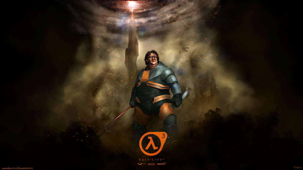 gabe newell half life 3 wallpaper by g e e r s d4p9oxu Half Life 3 kommt. Oder doch nicht?