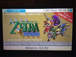 The Legend of Zelda: Four Swords Anniversary Edition im eShop der USA